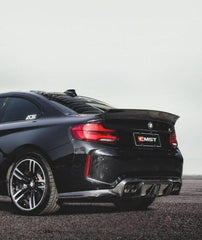 BMW F87 M2 M2C 2016-2021 with Aftermarket Parts - Vacuumed Carbon & FRP Rear Diffuser from CMST Tuning

