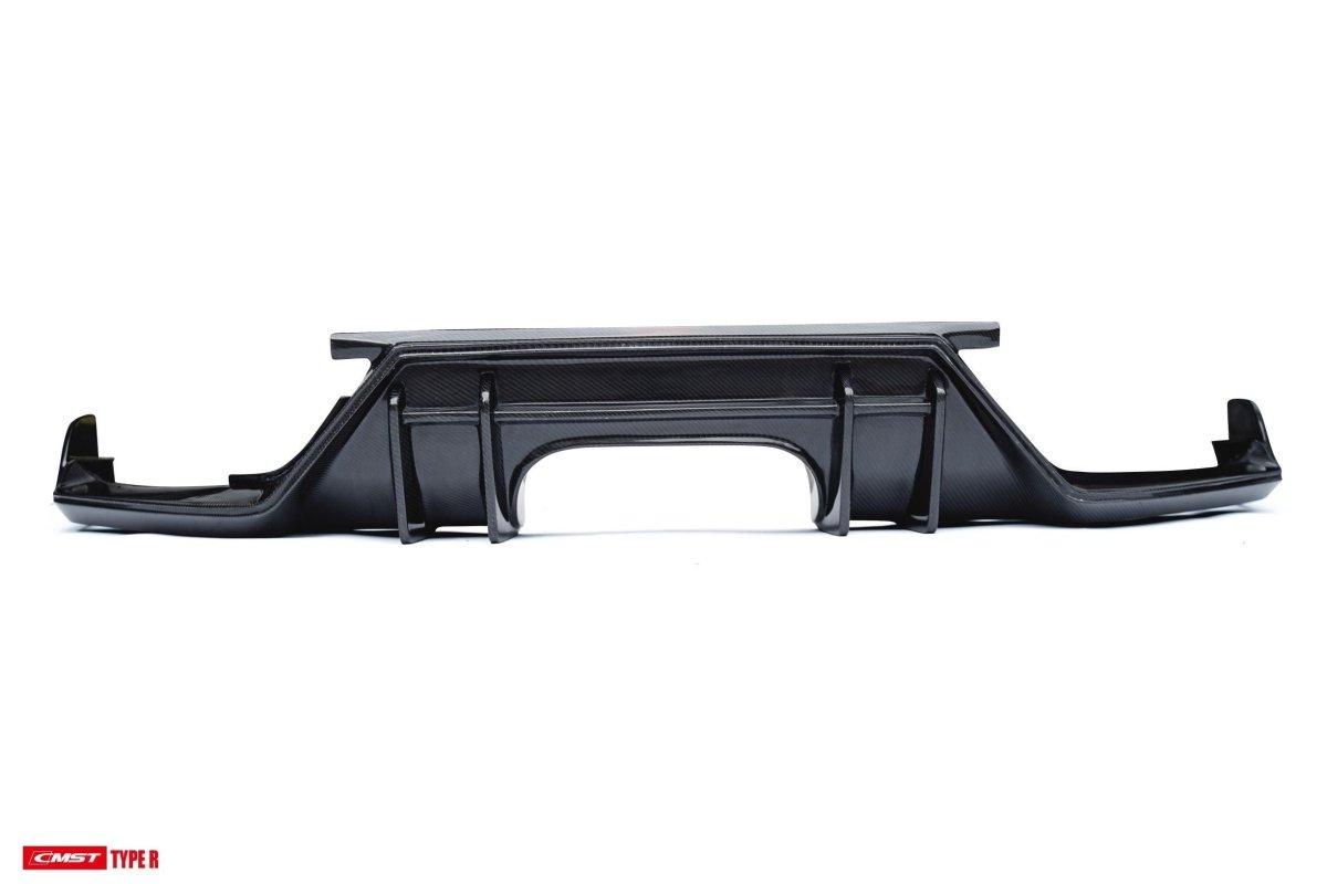 Honda Civic Type-R FK8 2017-2021 with Aftermarket Parts - Rear Diffuser Carbon Fiber / FRP from CMST Tuning
