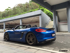 Porsche 981 Boxster (Base / S / GTS) 2012 2013 2014 2015 2016 with Aftermarket Parts - Rear Diffuser Carbon Fiber / FRP from CMST Tuning