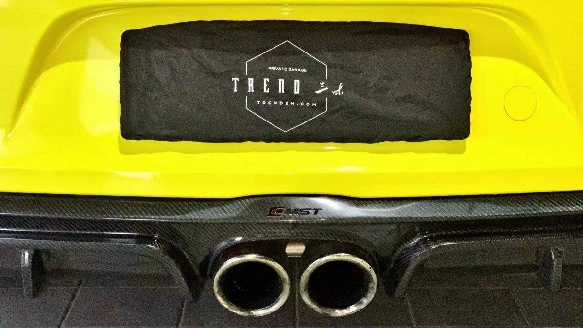 Porsche 981 Boxster (Base / S / GTS) 2012 2013 2014 2015 2016 with Aftermarket Parts - Rear Diffuser Carbon Fiber / FRP from CMST Tuning