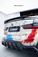 BMW 3 Series 330i M340i G20 G28 Pre-LCI 2020-2022 & 3 Series 330i M340i G20 G28 LCI 2023-ON & M3 G80 2021-ON with Aftermarket Parts - Pre-preg Carbon & FRP Rear Spoiler from CMST Tuning
