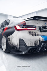 BMW 3 Series 330i M340i G20 G28 Pre-LCI 2020-2022 & 3 Series 330i M340i G20 G28 LCI 2023-ON & M3 G80 2021-ON with Aftermarket Parts - Pre-preg Carbon & FRP Rear Spoiler from CMST Tuning