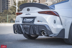 Toyota Supra MK5 A90 A91 3.0 2.0 2020-ON with Aftermarket Parts - Rear Diffuser Carbon Fiber / FRP from CMST Tuning