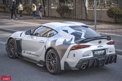 Toyota Supra MK5 A90 A91 3.0 2.0 2020-ON with Aftermarket Parts - Side Skirts Carbon Fiber / FRP from CMST Tuning