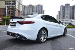 Alfa Romeo Giulia Sport Veloce Ti Sprint RWD AWD Lusso Base 2017 2018 2019 2020 2021 2022 2023 2024 2025 with Aftermarket Parts - Side Skirts Carbon Fiber / FRP from CMST Tuning