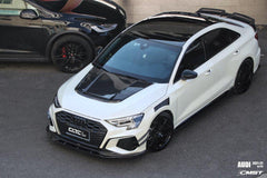 Audi S3 A3 8Y 2021-ON with Aftermarket Parts - Side Skirts Carbon Fiber from CMST Tuning