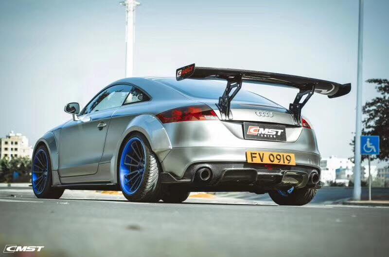 Audi TT TTS TTRS MK2 8J 8.5J 2007 2008 2009 2010 2011 2012 2013 2014 2015 with Aftermarket Parts - Side Skirts Carbon Fiber / FRP from CMST Tuning
