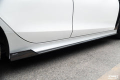 Honda Civic 11th Gen FE1 FE2 FE4 2022-ON with Aftermarket Parts - Side Skirts Carbon Fiber / FRP from CMST Tuning
