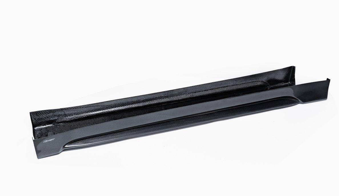 Tesla Model 3 Highland 2024-ON with Aftermarket Parts - V1 Style Carbon Fiber Side Skirts from CMST Tuning