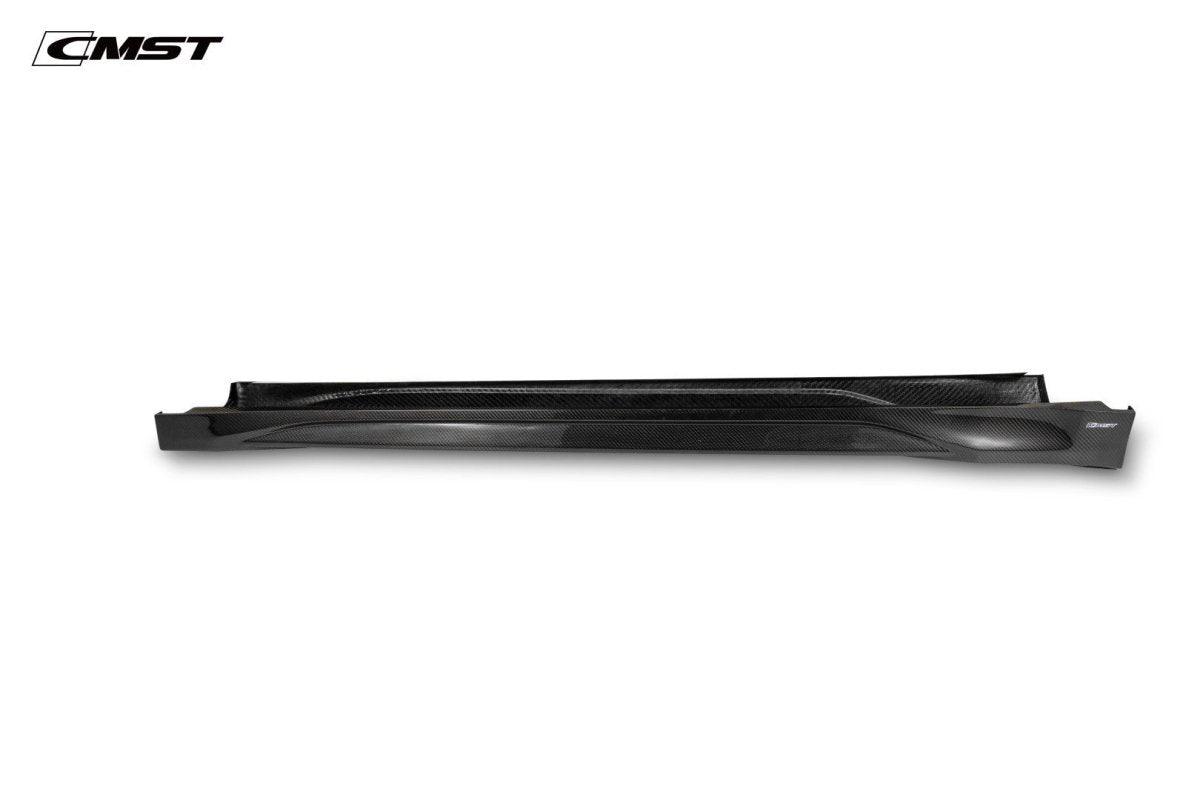 Tesla Model Y Performance AWD Long Range RWD Standard 2020-ON with Aftermarket Parts - V3 Style Side Skirts Carbon Fiber / FRP from CMST Tuning