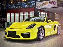 Porsche 981 Cayman & Boxster (all models, including Base / S / GTS) 2012 2013 2014 2015 2016 with Aftermarket Parts - Side Vent Covers Carbon Fiber / FRP from CMST Tuning