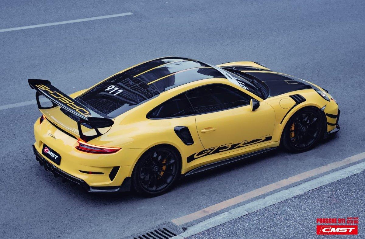 Porsche 991 991.1 911 Turbo/Turbo S/GT3RS 2012-2016 991 991.2 911 Turbo/Turbo S/GT3RS/GT2RS 2017-2019 with Aftermarket Parts - Carbon Fiber Side Vents from CMST Tuning
