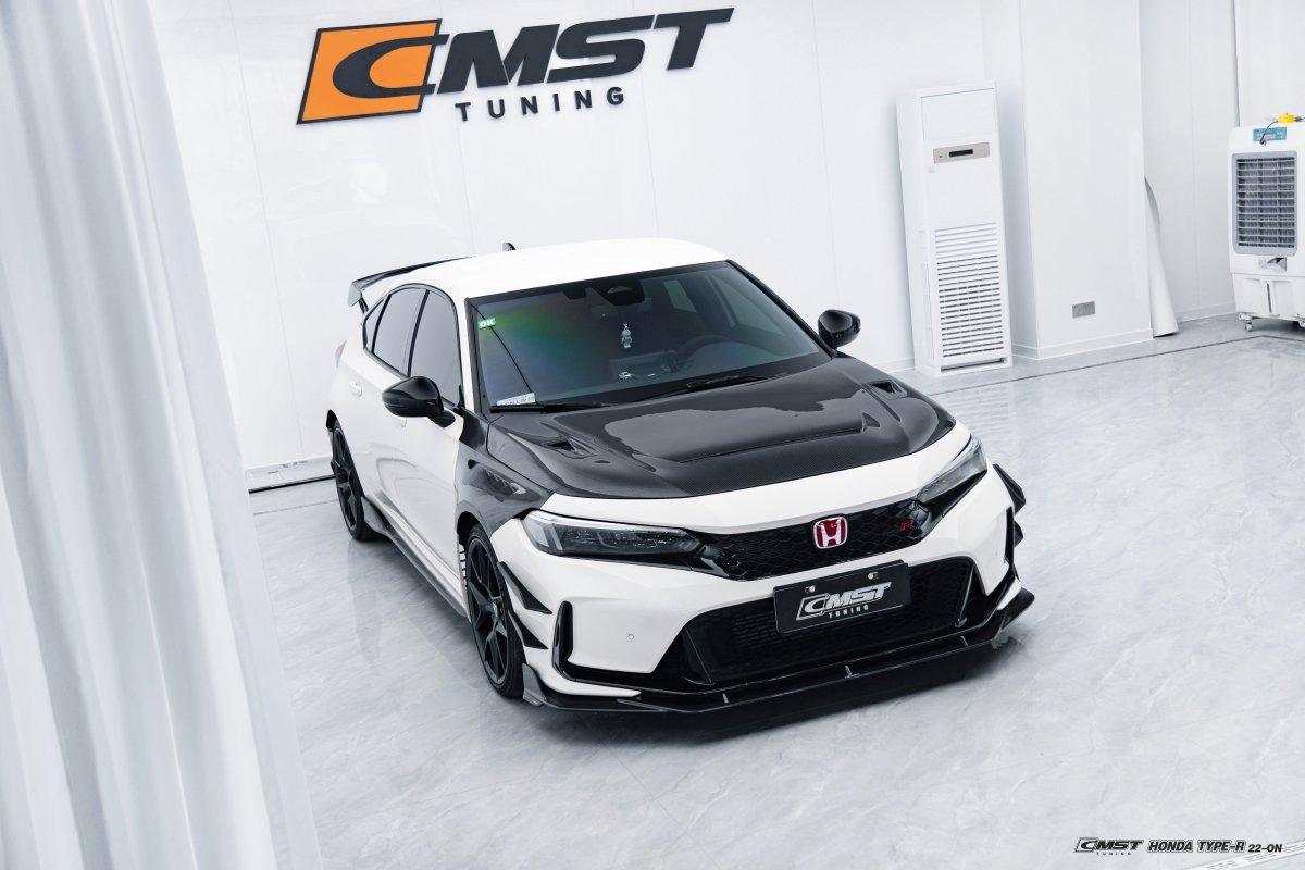CMST Tuning Carbon Fiber Vented Hood Bonnet Ver.1 for Honda Civic Type-R FL5 - Performance SpeedShop