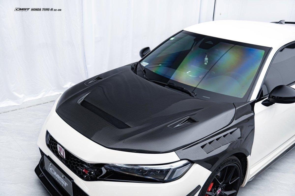 CMST Tuning Carbon Fiber Vented Hood Bonnet Ver.1 for Honda Civic Type-R FL5 - Performance SpeedShop
