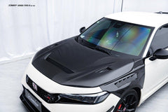 CMST Tuning Carbon Fiber Vented Hood Bonnet Ver.1 for Honda Civic Type-R FL5 - Performance SpeedShop
