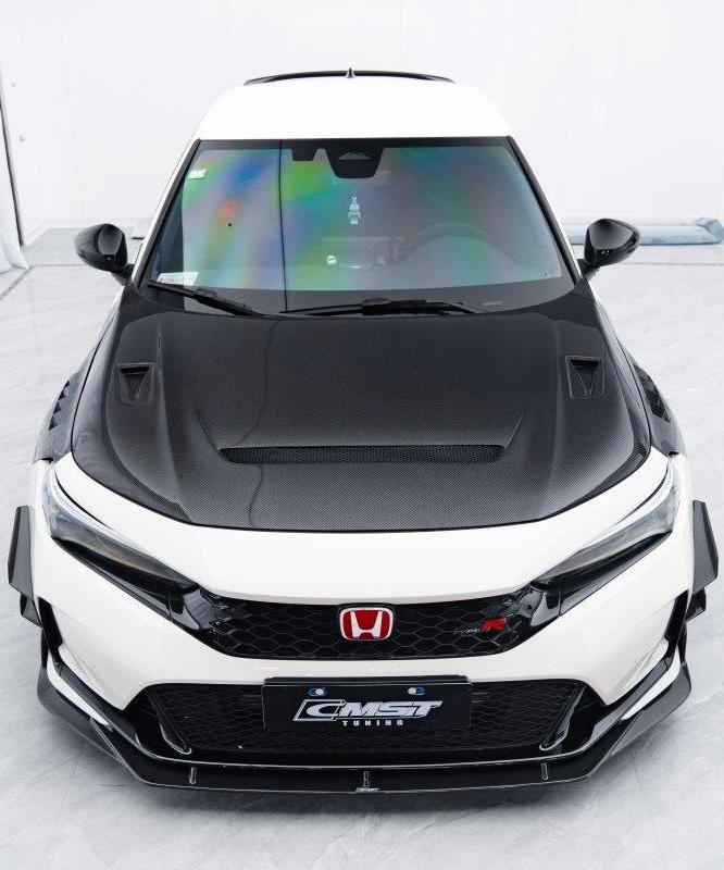 CMST Tuning Carbon Fiber Vented Hood Bonnet Ver.1 for Honda Civic Type-R FL5 - Performance SpeedShop