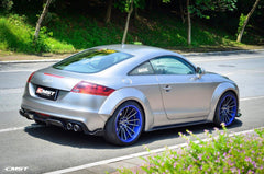 Audi TT TTS TTRS MK2 8J 8.5J 2007 2008 2009 2010 2011 2012 2013 2014 2015 with Aftermarket Parts - Widebody Wheel Arches Carbon Fiber / FRP from CMST Tuning