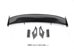 Audi RS3 S3 A3 8V/8V.5 2014 2015 2016 2017 2018 2019 2020 with Aftermarket Parts - V1 Style Rear Wing Carbon Fiber from CMST Tuning
