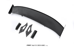 Audi RS3 S3 A3 8V/8V.5 2014 2015 2016 2017 2018 2019 2020 with Aftermarket Parts - V1 Style Rear Wing Carbon Fiber from CMST Tuning