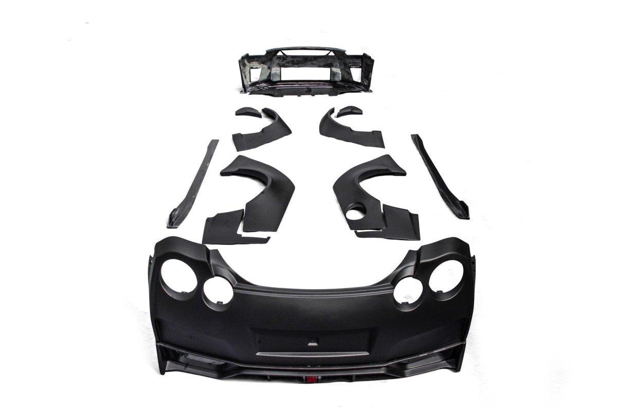 CMST Tuning Facelift Conversion Rear Bumper & Rear Diffuser 4 Pcs for Nissan GTR GT-R R35 2008-2022 - Performance SpeedShop