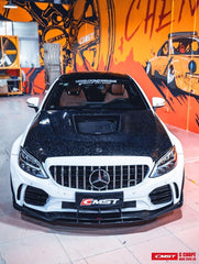 Mercedes Benz C-Class C43 C400 C300 W205 2015-2021 Sedan & C-Class C43 C300 W205 2016-2022 Coupe Convertible (suitable for both pre-facelift and facelift, only to be installed with CMST AMG GTR Style Bumper CMS2-210) with Aftermarket Parts - GTR Style Front Bumper & Front Lip Carbon Fiber/FRP/PP from CMST Tuning