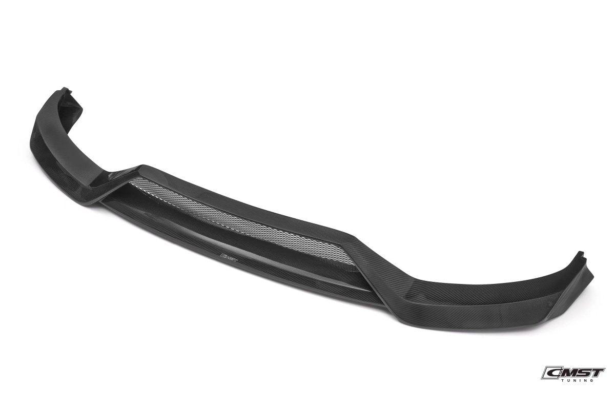 Tesla Model Y Performance AWD Long Range RWD Standard 2020-ON with Aftermarket Parts - V2 Style Front Bumper & Lip Carbon Fiber / FRP from CMST Tuning