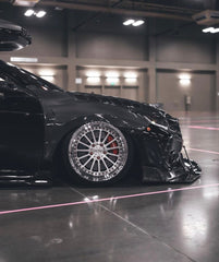 Honda Civic Type-R FK8 2017-2021 with Aftermarket Parts - Front Fenders Carbon Fiber/FRP from CMST Tuning