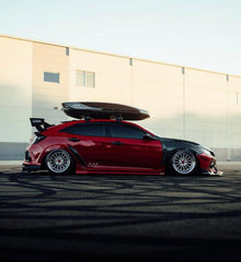 Honda Civic Type-R FK8 2017-2021 with Aftermarket Parts - Front Fenders Carbon Fiber/FRP from CMST Tuning
