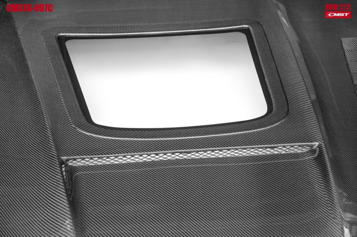 Audi RS3 S3 A3 8V / 8V.5 2014 2015 2016 2017 2018 2019 2020 with Aftermarket Parts - V3 Hood Bonnet Carbon Fiber / FRP from  CMST Tuning