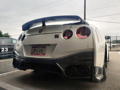 Nissan GTR Nismo T-Spec Black Edition Track Eidtion Premium Pure 2008-2023 (2017+ rear bumper is required for 2008-2016 model year) with Aftermarket Parts - Nismo Style Rear Bumper & Diffuser Carbon Fiber/FRP/PP from CMST Tuning