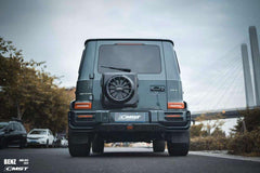 Mercedes Benz G63 AMG G550 W463 W464 2019-ON with Aftermarket Parts - Rear Bumper & Diffuser Carbon Fiber/FRP from CMST Tuning