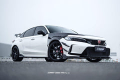 Honda Civic Type-R FL5 2023-ON with Aftermarket Parts - Pre-preg Carbon Fiber/FRP Front Bumper Canards from CMST Tuning