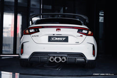Honda Civic Type-R FL5 2023-ON with Aftermarket Parts - Pre-preg Carbon Fiber/FRP Rear Diffuser from CMST Tuning
