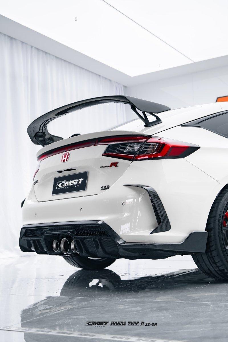 Honda Civic Type-R FL5 2023-ON with Aftermarket Parts - Pre-preg Carbon Fiber/FRP Rear Wing from CMST Tuning