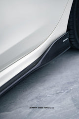 Honda Civic Type-R FL5 2023-ON with Aftermarket Parts - Pre-preg Carbon Fiber/FRP Side Skirts from CMST Tuning