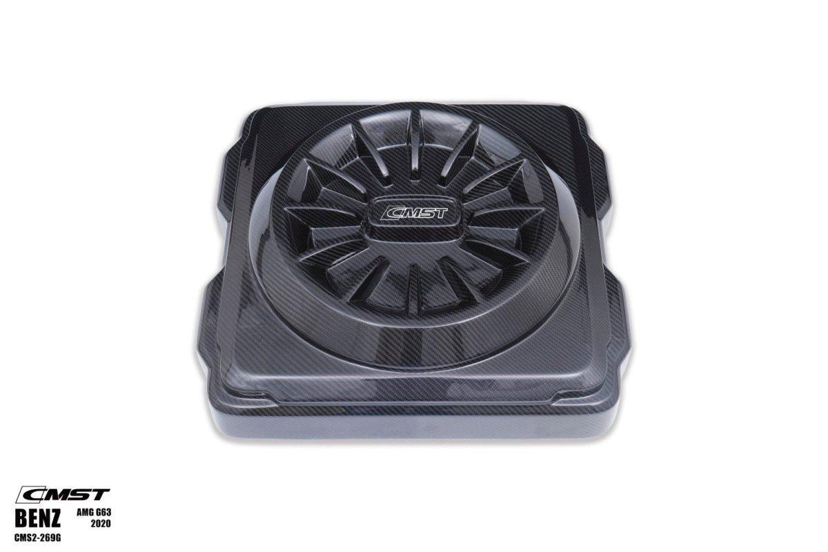 Mercedes Benz G-Class G63 AMG G550 W463A W464 2019 2020 2021 2022 2023 2024 with Aftermarket Parts - Spare Tire Cover Carbon Fiber / FRP from CMST Tuning
