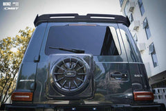 Mercedes Benz G-Class G63 AMG G550 W463A W464 2019 2020 2021 2022 2023 2024 with Aftermarket Parts - Spare Tire Cover Carbon Fiber / FRP from CMST Tuning