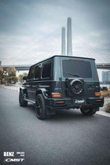 Mercedes Benz G-Class G63 AMG G550 W463A W464 2019 2020 2021 2022 2023 2024 with Aftermarket Parts - Spare Tire Cover Carbon Fiber / FRP from CMST Tuning