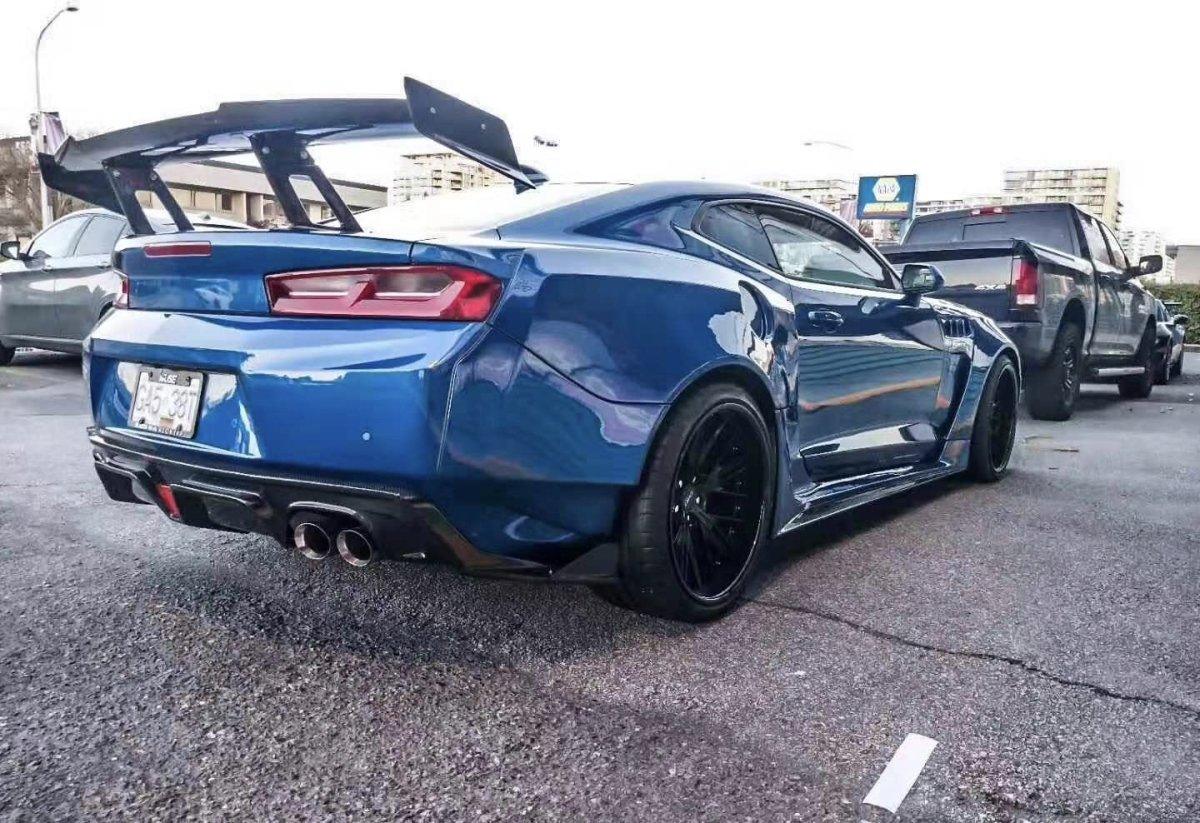 2ss Rear Diffuser Chevrolet Camaro 6th Gen Z/28 2/1SS ZL1 Aftermarket Parts CMST Rear ...