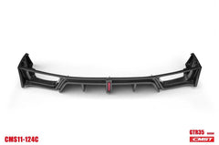Nissan GTR Nismo T-Spec Black Edition Track Eidtion Premium Pure 2008-2023 with Aftermarket Parts - Stage 2 Style Rear Bumper &amp; Diffuser Carbon Fiber / FRP&nbsp;from CMST Tuning