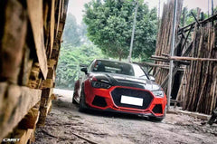 Audi RS3 S3 A3 8V/8V.5 2014 2015 2016 2017 2018 2019 2020 with Aftermarket Parts - Widebody Wheel Arches Carbon Fiber / FRP from CMST Tuning