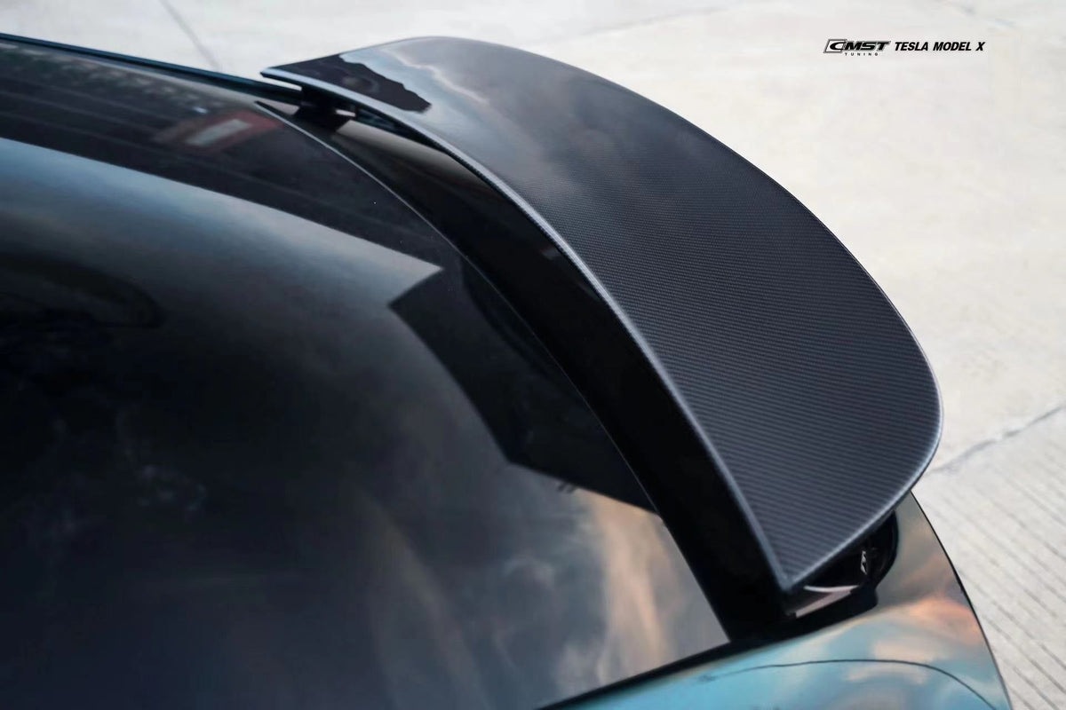 CMST Tuning Carbon Fiber Rear Spoiler for Tesla Model X 2022-ON