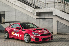 Toyota Scion Subaru GT86 86 TRD GT SE Base ZN6 2017 2018 2019 2020 & Scion FR-S FRS ZN6 2013 2014 2015 2016 & BRZ TS Limited Premium ZN6 2013 2014 2015 2016 2017 2018 2019 2020 with Aftermarket Parts - V3 Hood Carbon Fiber / FRP from CMST Tuning