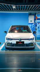 Volkswagen GTI & R-line MK8 2022 2023 2024 with Aftermarket Parts - AE Style Front Lip?Carbon Fiber?from ArmorExtend