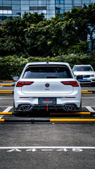 Volkswagen GTI & R-line MK8 2022 2023 2024 with Aftermarket Parts - AE Rear Diffuser?Carbon Fiber?from?ArmorExtend