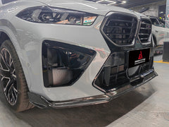 BMW X5M X5MC F95 & X6M X6MC F96 2024-ON (LCI) With Aftermarket Parts - AE Style Front Lip Carbon Fiber?from ArmorExtend