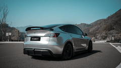 Tesla Model Y Performance AWD Long Range RWD Standard 2020 2021 2023 2024 with Aftermarket Parts - "CRYPTON" Side Skirts Carbon Fiber / FRP from Robot Craftsman