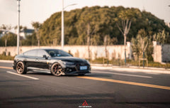 Audi RS5 B9 / B9.5 2017 2018 2019 2020 2021 2022 2023 2024 with Aftermarket Parts - AE Style Front Fenders Carbon Fiber from ArmorExtend