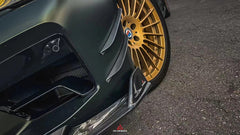 BMW M5 / M5C F90 Pre-LCI 2018 2019 2020 & M5 / M5C F90 LCI 2021 2022 2023 2024 With Aftermarket Parts - AE Lower Lip & Middle Lip?Carbon Fiber from ArmorExtend
