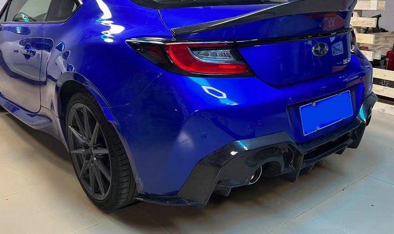 Subaru BRZ ZD8 2022 2023 2024 & Toyota GR86 ZN8 2022 2023 2024 with Aftermarket Parts - AD Style Rear Diffuser Carbon Fiber / FRP from EPR USA